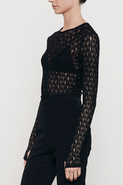 Image of Enza Costa long sleeve lace top