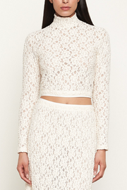 Image of Enza Costa lace crop top