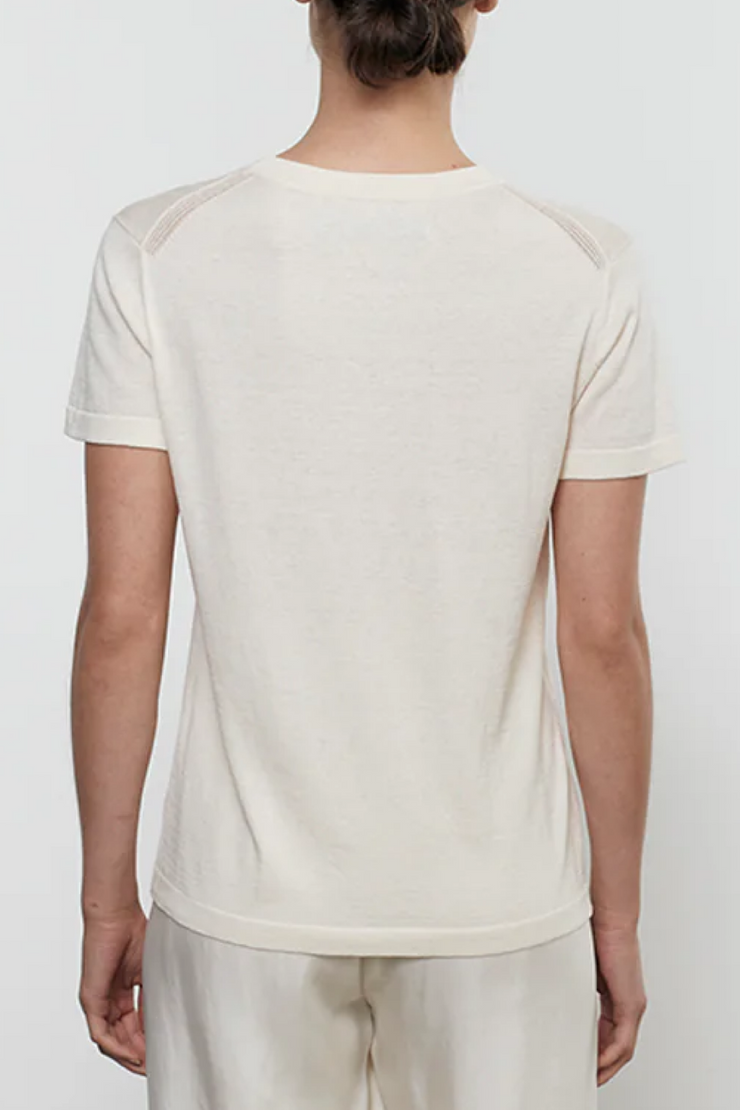 Image of Enza Costa silk knit perfect tee