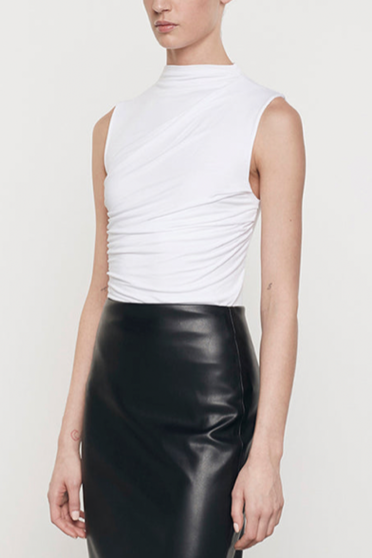 Image of Enza Costa sleeveless twist top white