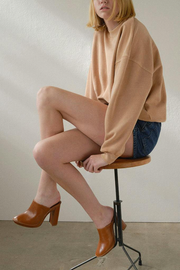 Image of Frame classic sweatshirt in blush