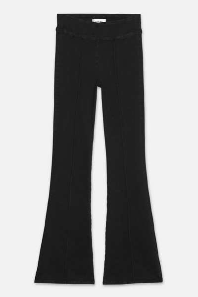 Image of Frame jetset flare pintuck jean