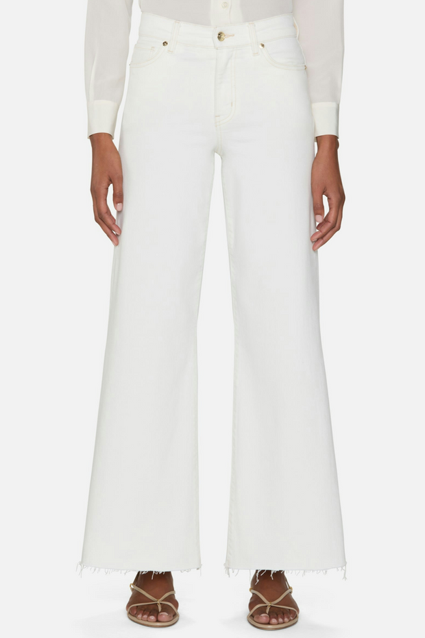 Image of Frame le palazzo crop in au natural