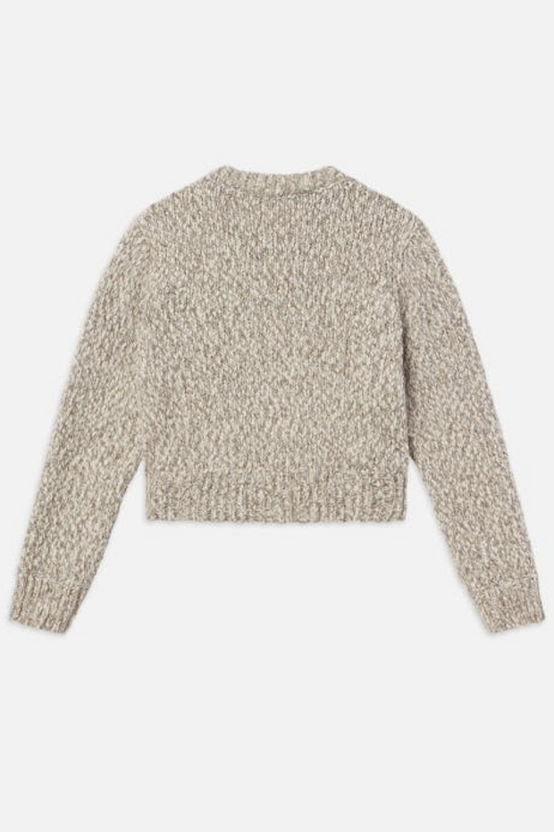 Image of Frame marled cardi in cream multi