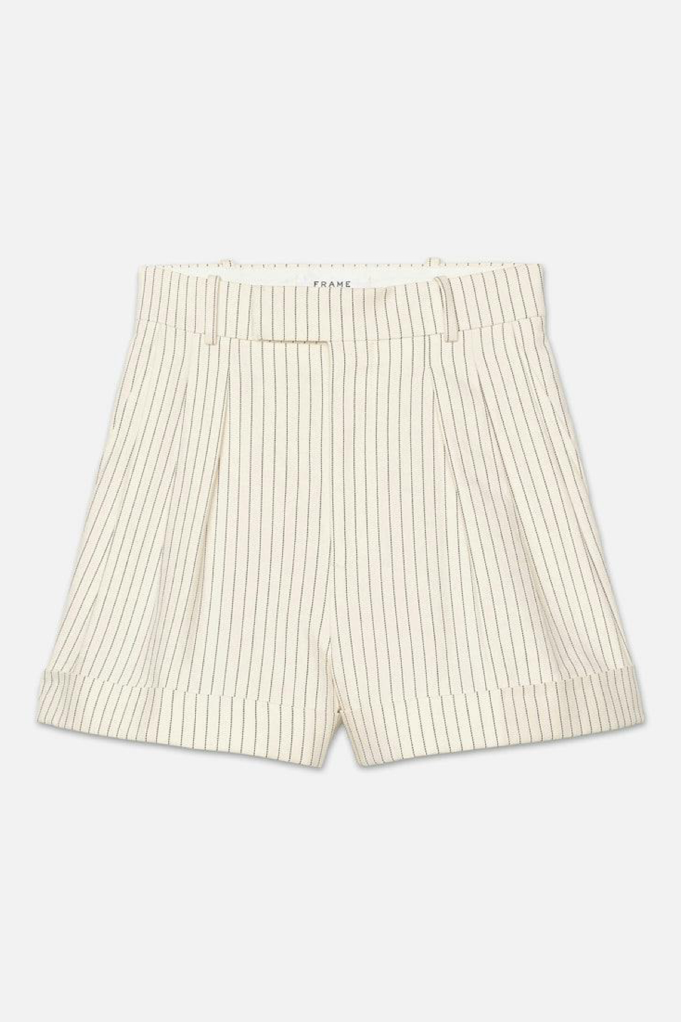 Image of Frame pleated wide cuff short