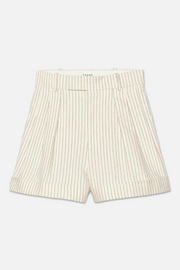 Image of Frame pleated wide cuff short