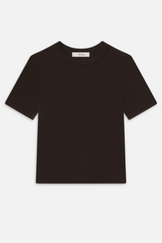 Image of Frame ribbed tee in espresso