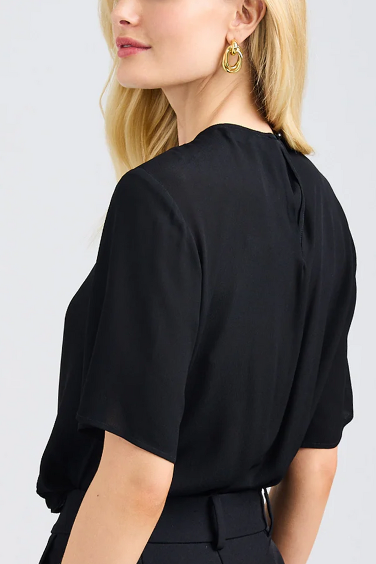 Image of Generation Love Romano blouse in black