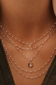 Image of Gigi Clozeau Classic necklace in Opal 17.7"