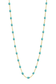 Image of Gigi Clozeau classic necklace in turquoise green