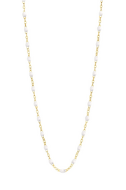 Image of Gigi Clozeau classic necklace 17.7" in white