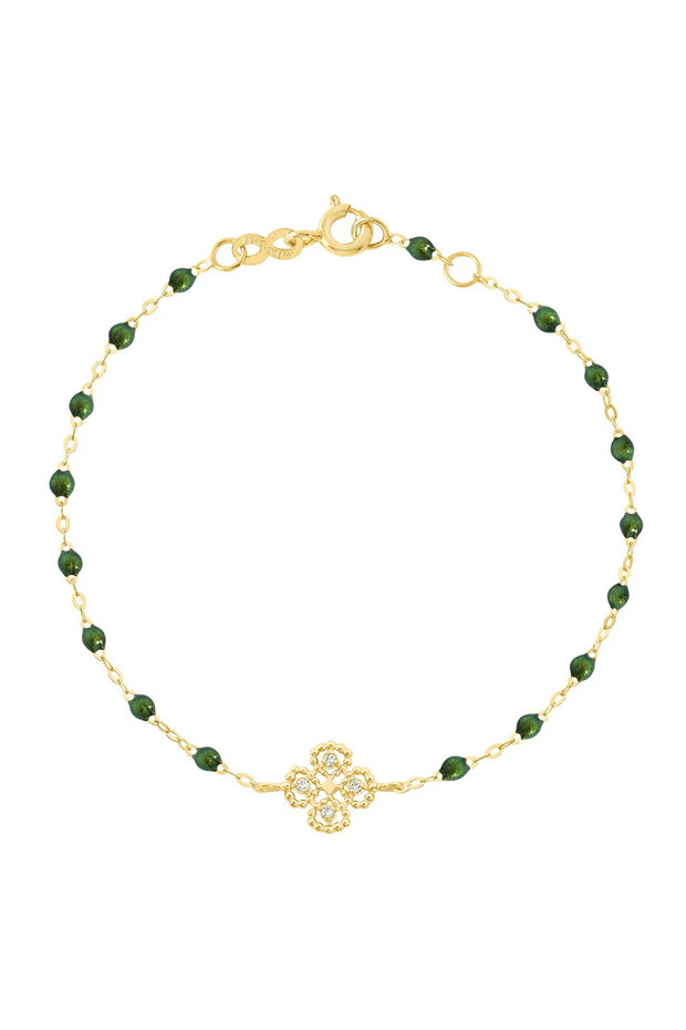 Classic Lucky Clover Bracelet Scarab 6.7"