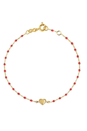 Image of Gigi Clozeau lucky heart mini Gigi bracelet