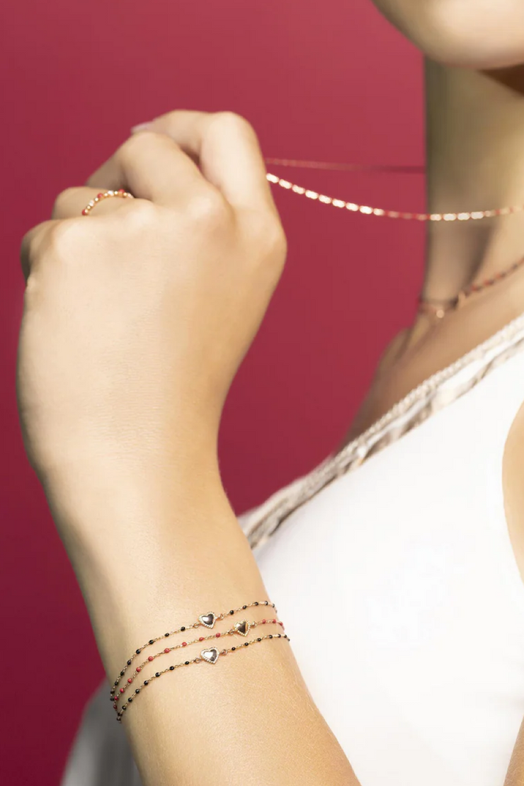 Image of Gigi Clozeau lucky heart mini Gigi bracelet