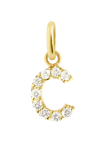 Image of Gigi Clozeau Lucky letter c charm