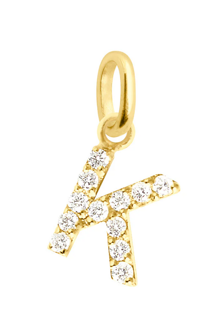 mage of Gigi Clozeau Lucky letter K charm