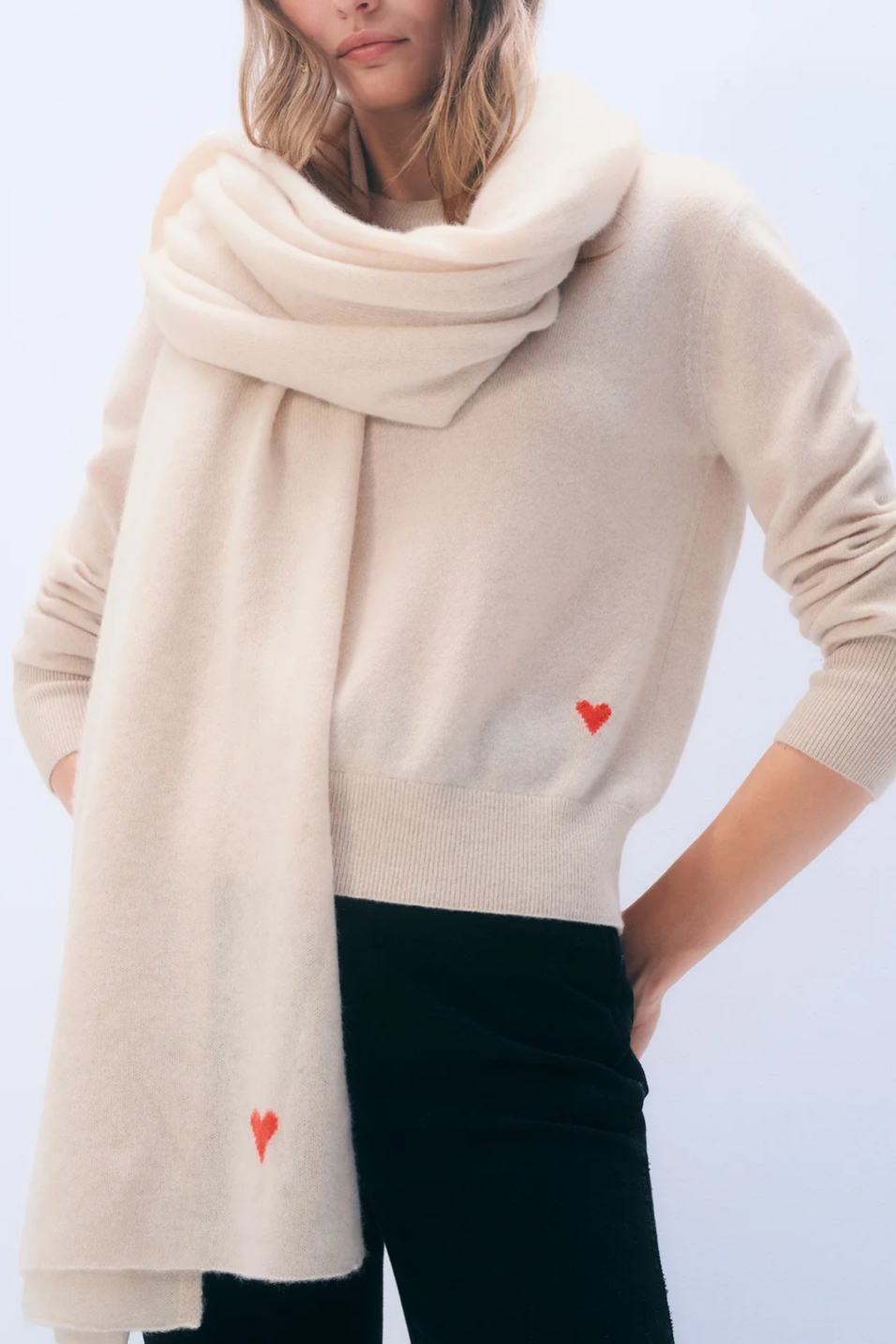 heart scarf 