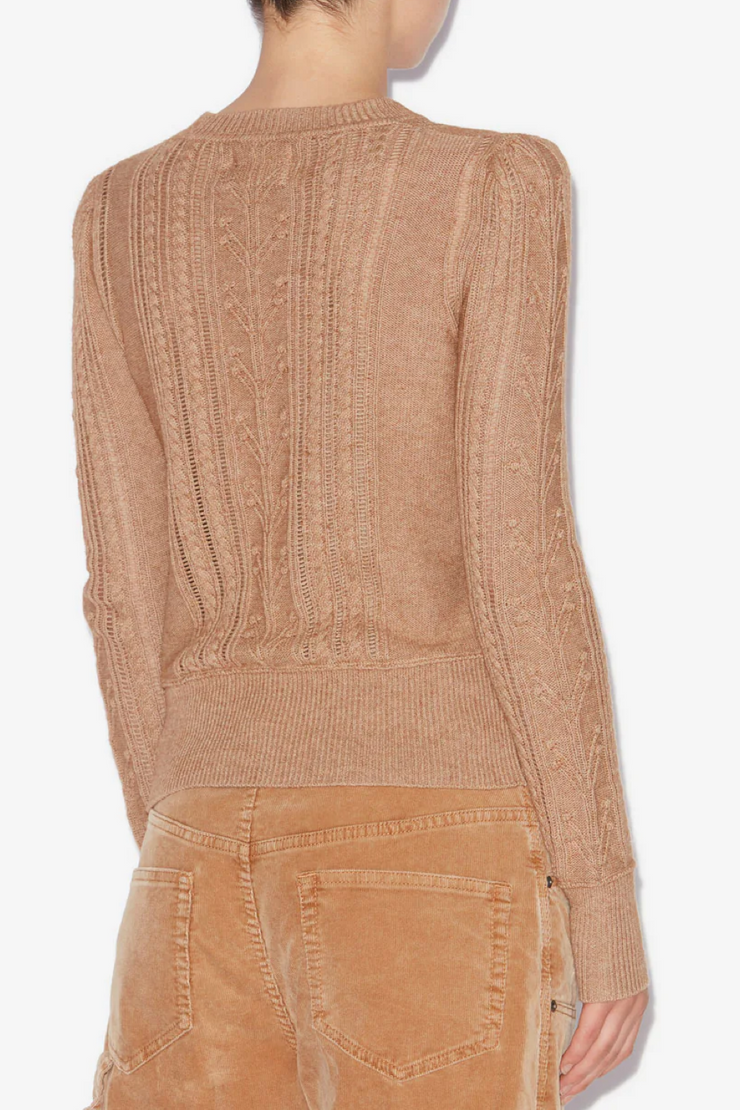 Image of ISABEL MARANT Etolie Kalyn sweater in camel