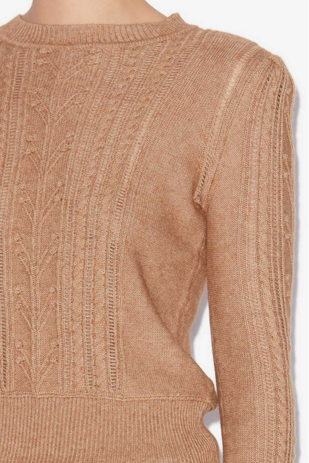 Image of ISABEL MARANT Etolie Kalyn sweater in camel