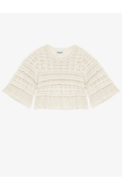 Image of Isabel Marant Étoile Azelia top in ecru