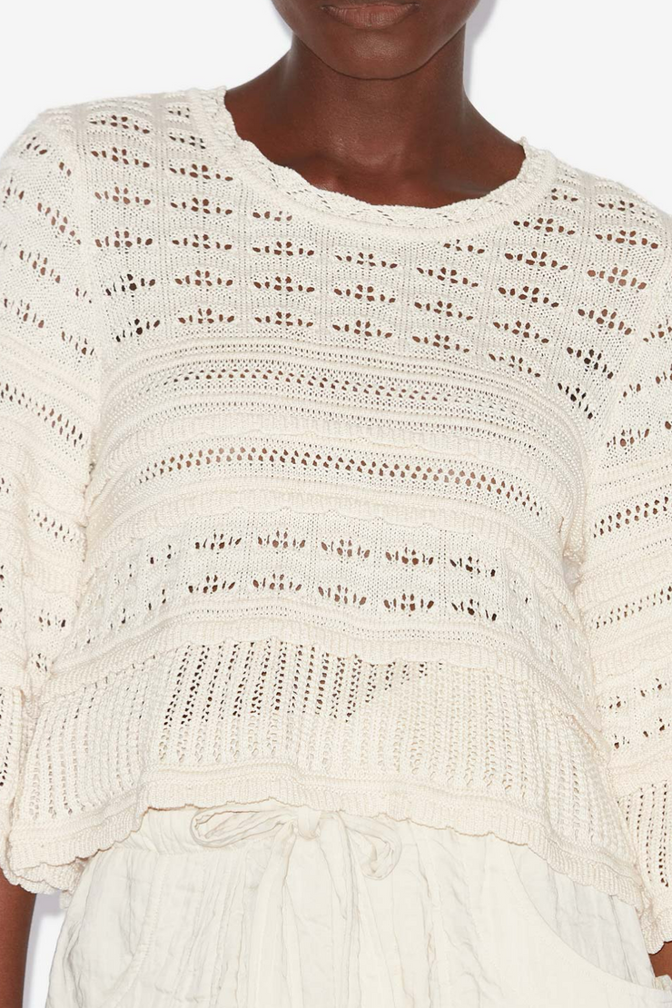 Image of Isabel Marant Étoile Azelia top in ecru