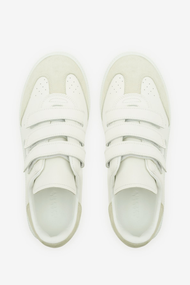 Image of Isabel Marant Beth sneakers in silver logo