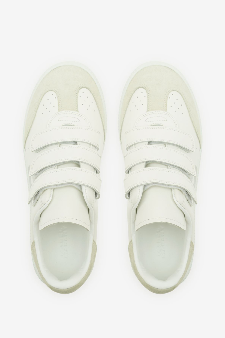 Image of Isabel Marant Beth sneakers in silver logo