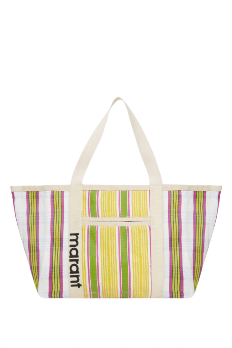 image of Isabel Marant Darwen tote in multicolor yellow