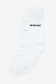 Image of Isabel Marant Dawi socks in white