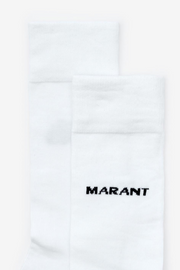 Image of Isabel Marant Dawi socks in white