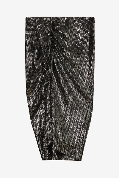 Image of Isabel Marant Etoile Dolene skirt in silver
