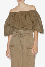 Image of Isabel Marant Étoile Bertille top in khaki