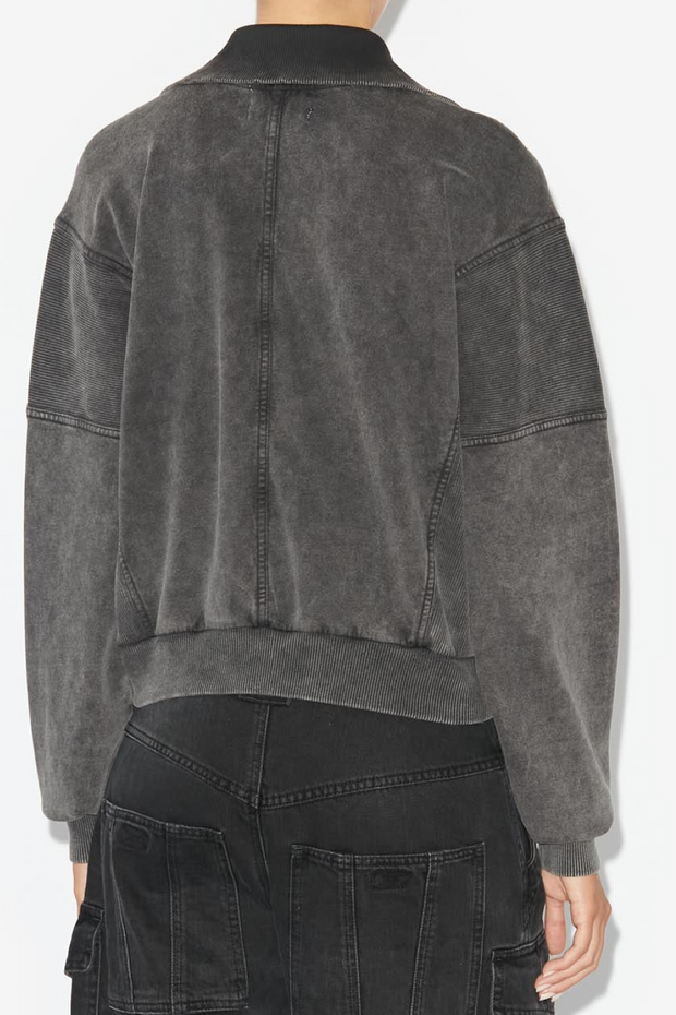 Image of Isabel Marant Etoile Phenix sweatshirt in faded black