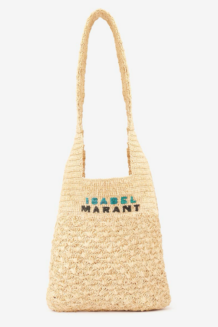 Image of Isabel Marant Praia raffia tote