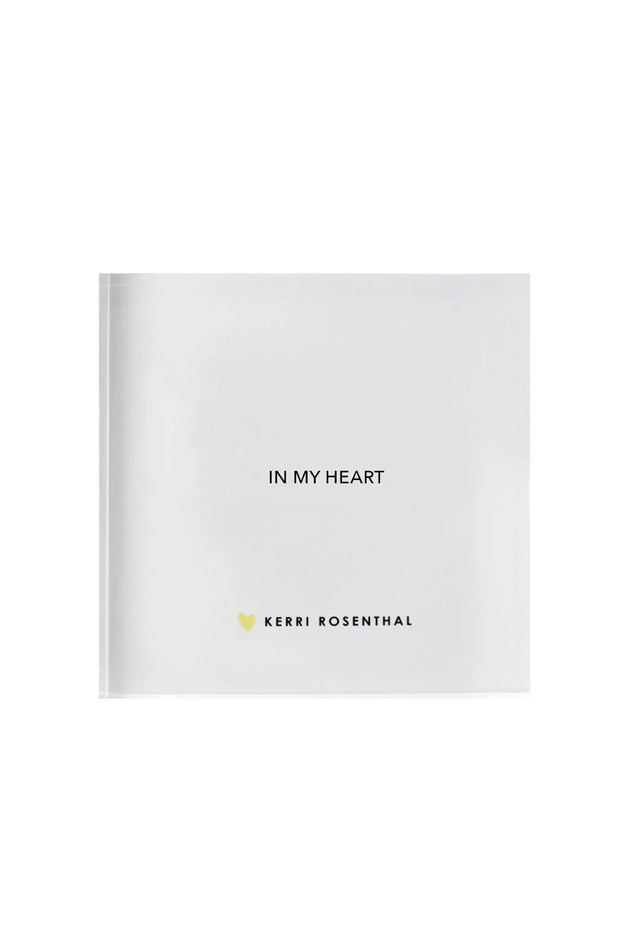 Image of the Kerri Rosenthal In My Heart Drippy Heart Block back view
