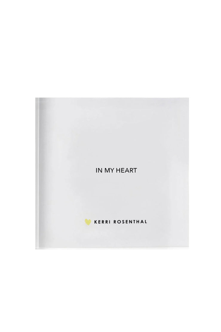 Image of the Kerri Rosenthal In My Heart Drippy Heart Block back view