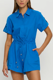 Image of Kivari Alexia playsuit in cobalt blue