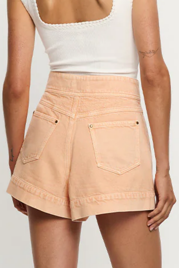 Image of Kivari Cameron denim short in peach