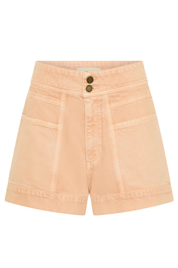 Image of Kivari Cameron denim short in peach
