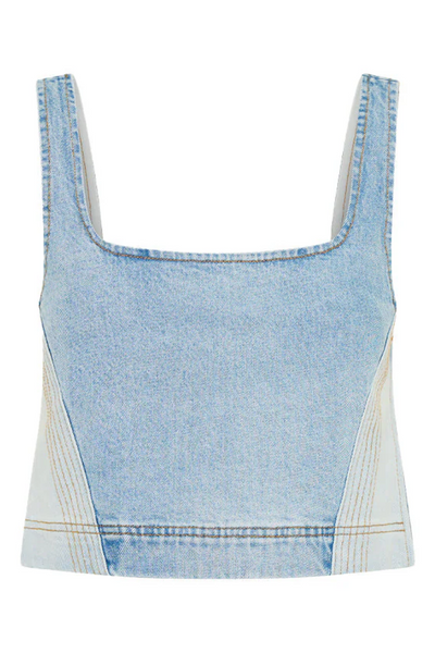 Image of Kivari Carla denim top