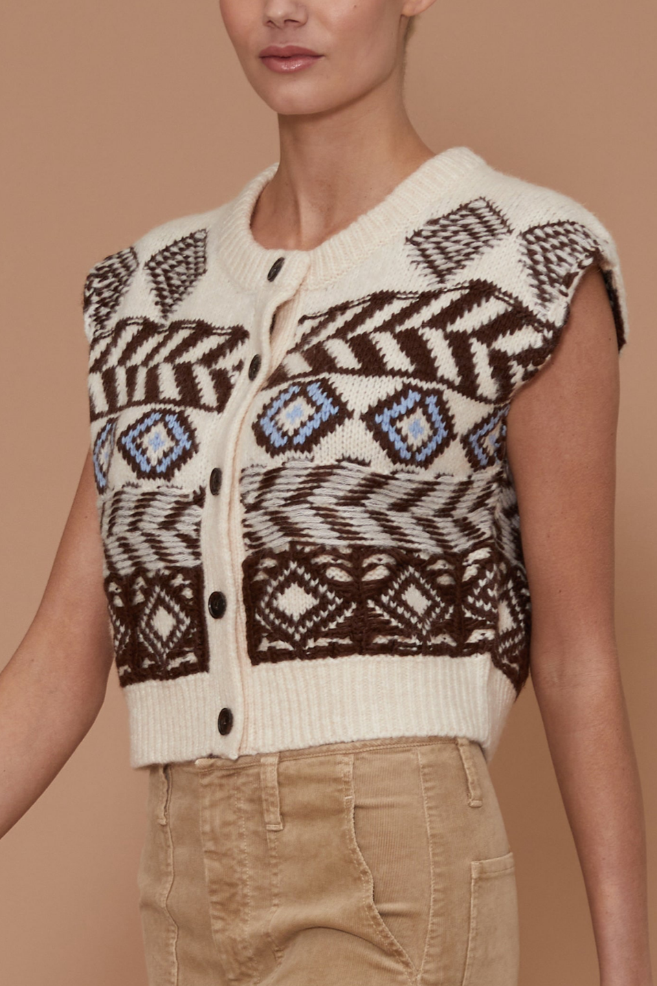 Image of Le Jean Fair Isle vest