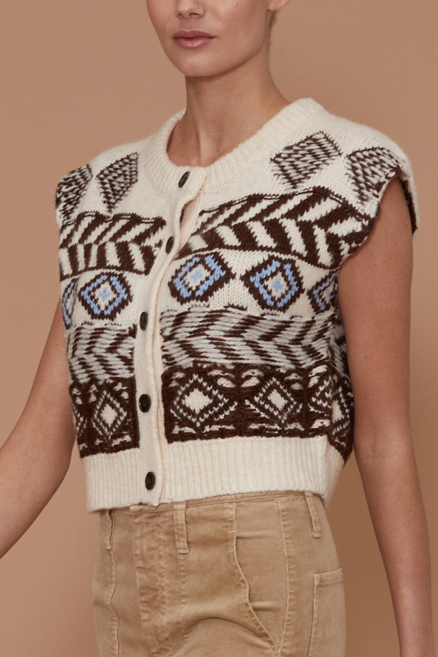 Image of Le Jean Fair Isle vest