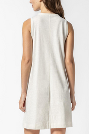 Image of Lilla P split neck sleeveless dress