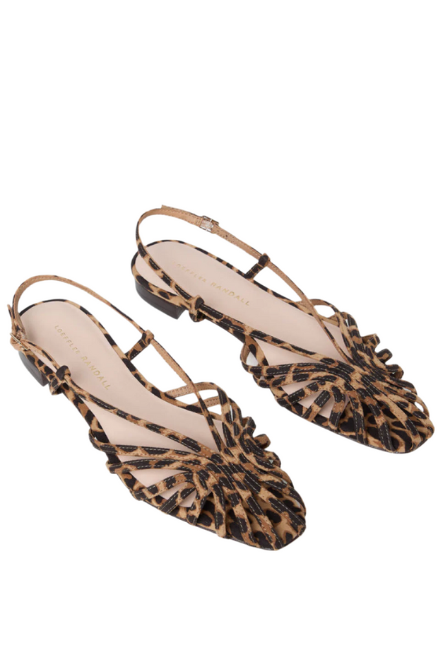 Image of Loeffler Randall Devon slingback in leopard