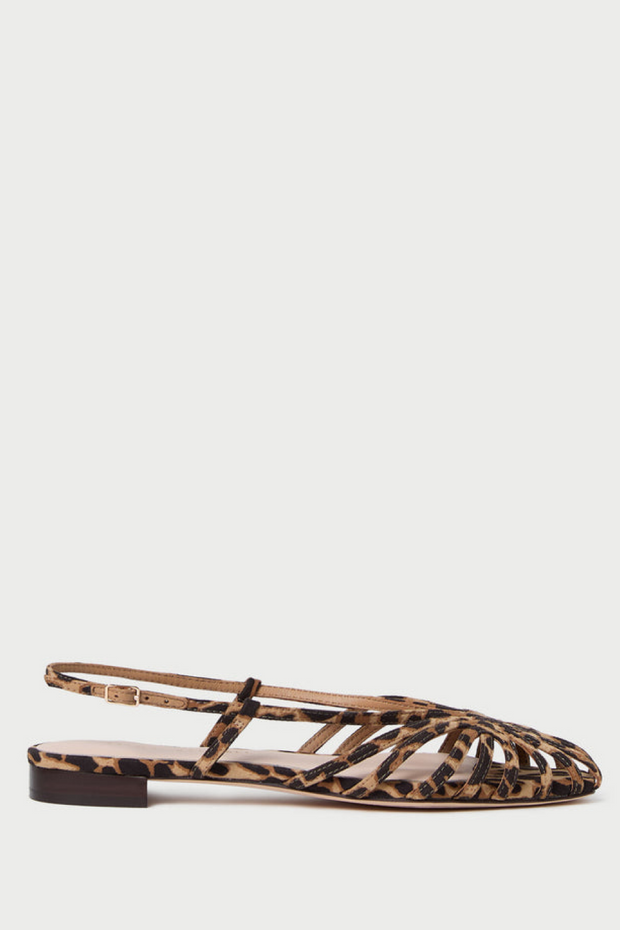 Image of Loeffler Randall Devon slingback in leopard