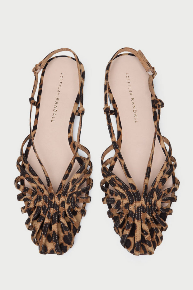 Image of Loeffler Randall Devon slingback in leopard
