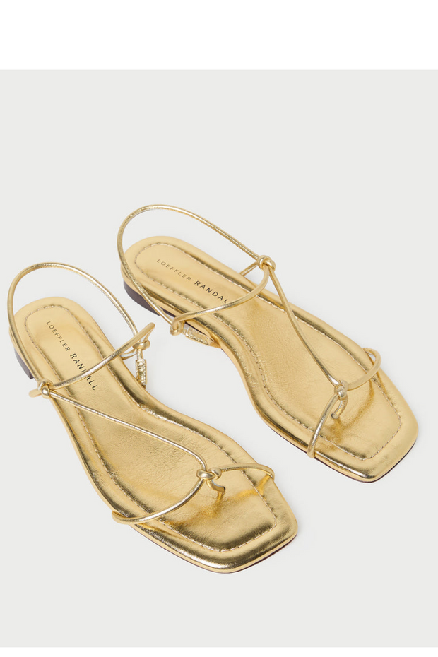 Image of Loeffler Randall Eleanor gold sandal