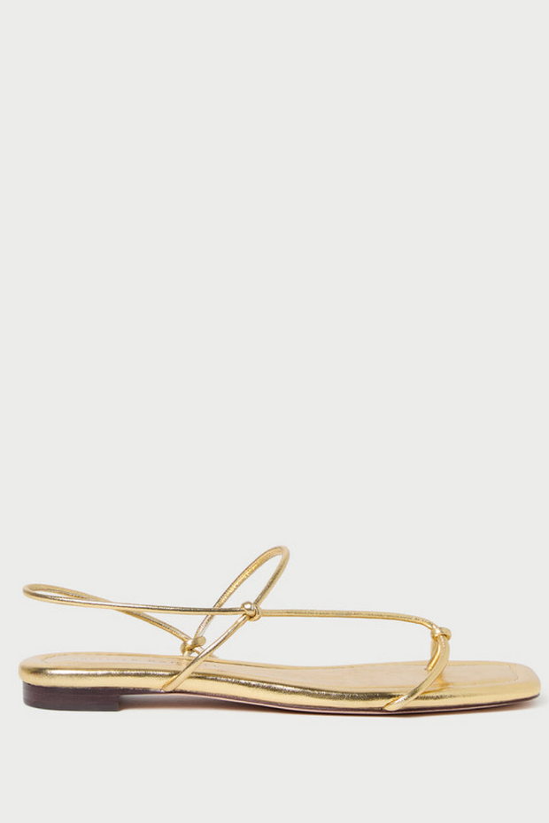 Image of Loeffler Randall Eleanor gold sandal