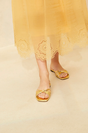 Image of Loeffler Randall Izzie knot sandal in gold