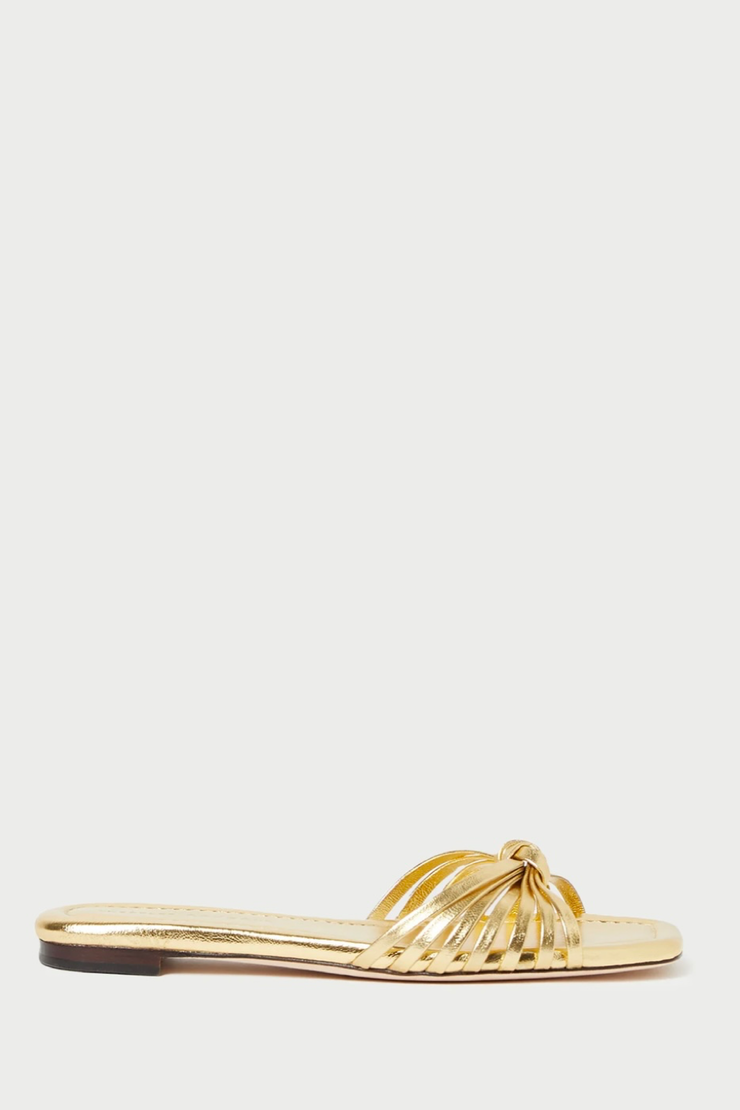 Image of Loeffler Randall Izzie knot sandal in gold